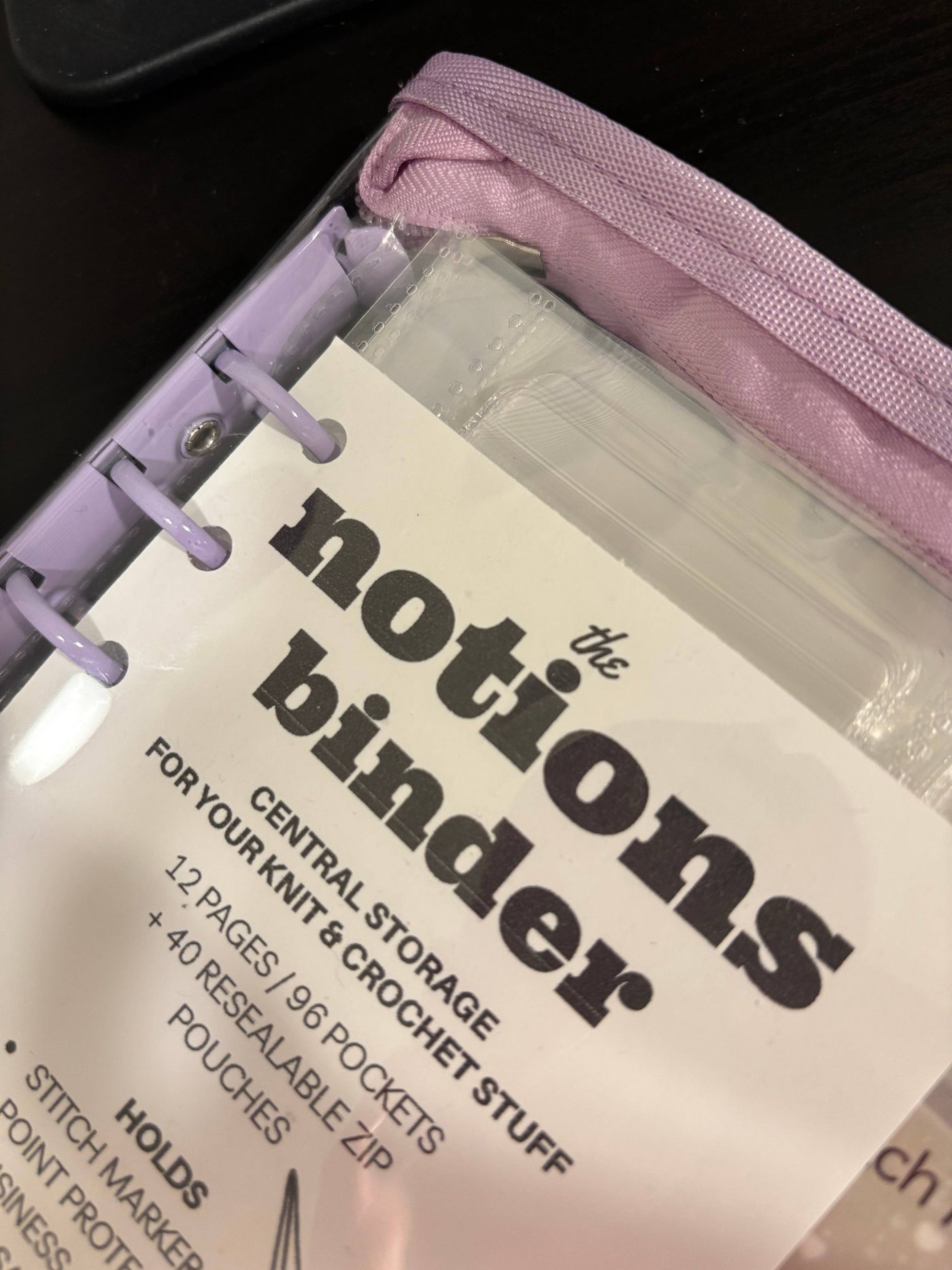The Notions Binder