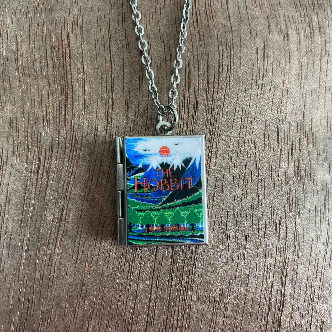 Book Locket Necklace - The Hobbit