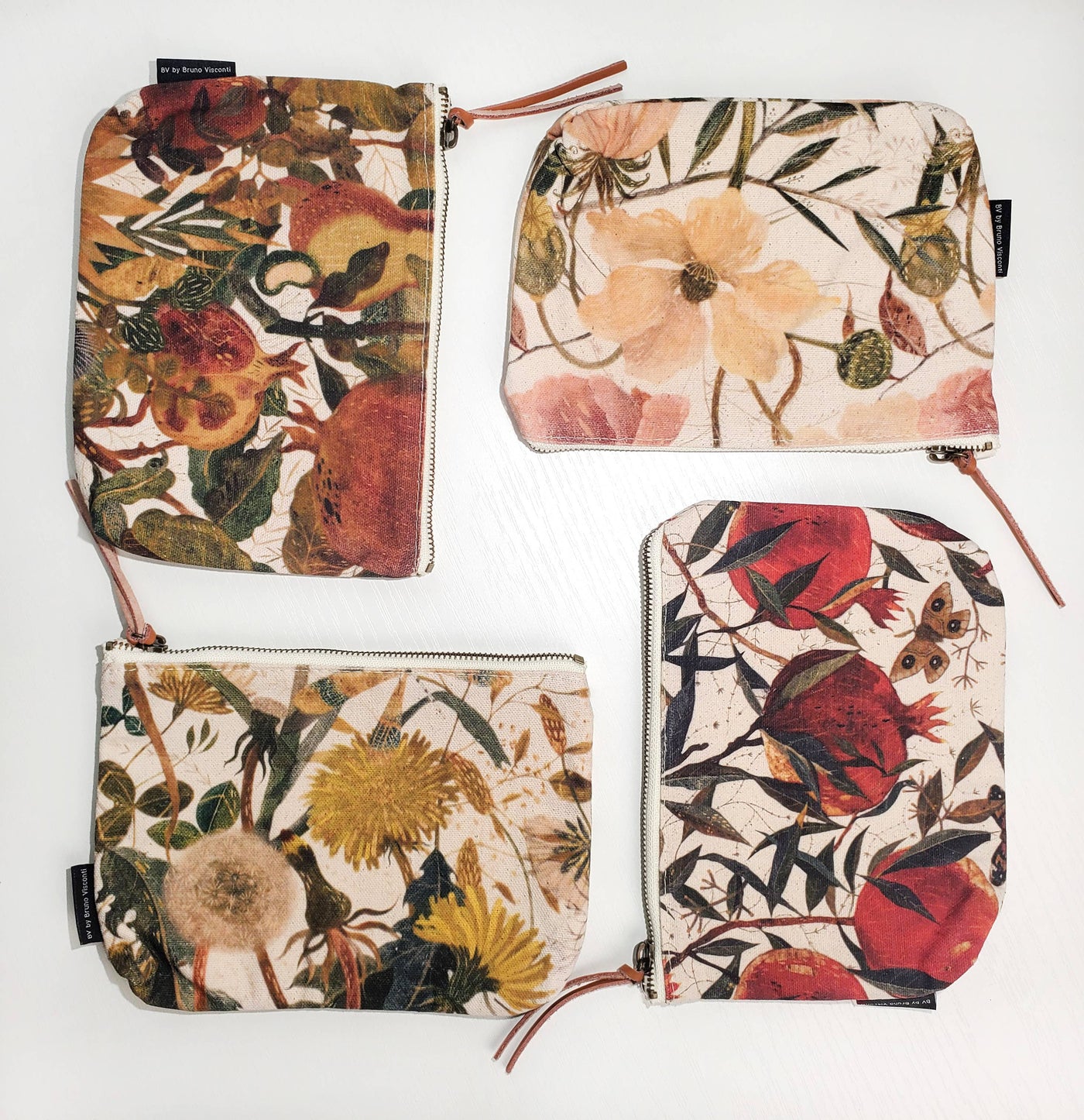 Floral Notions Pouch - Summer Greens
