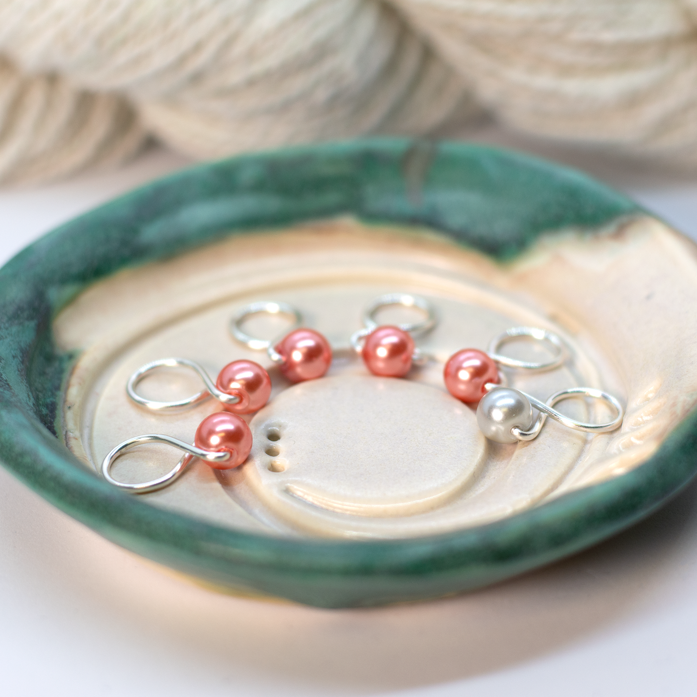 Medium Snag-free Stitch Markers: Silver