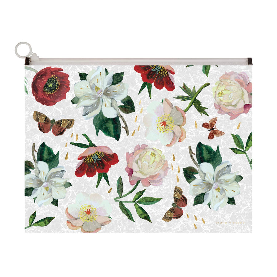 Zip Pattern Folder - Peonies