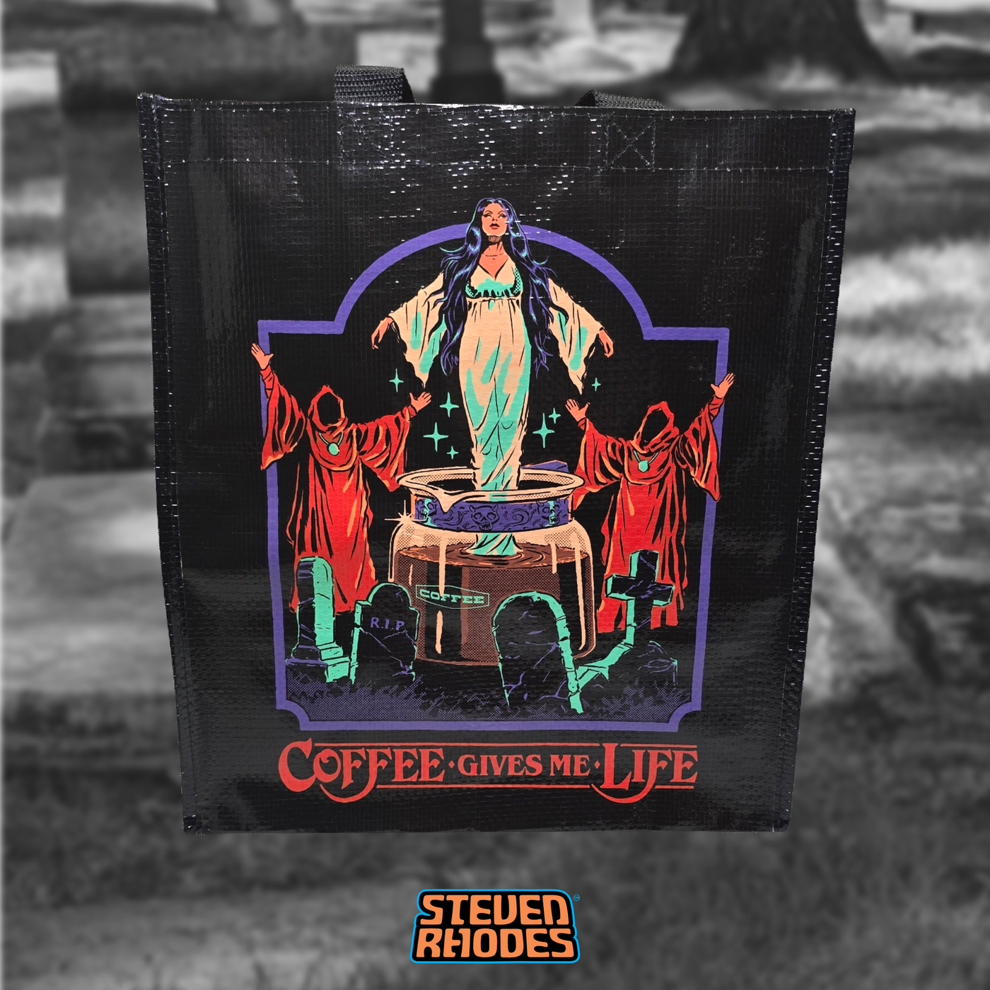 Coffee Gives Me Life Project Tote