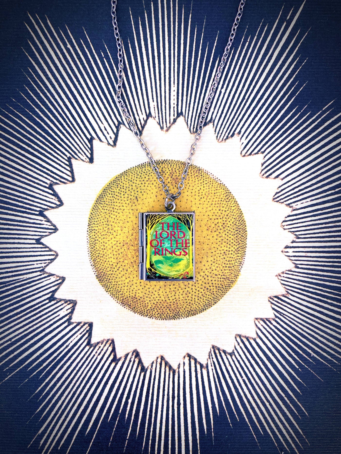 Book Locket Necklace - The Lord of the Rings