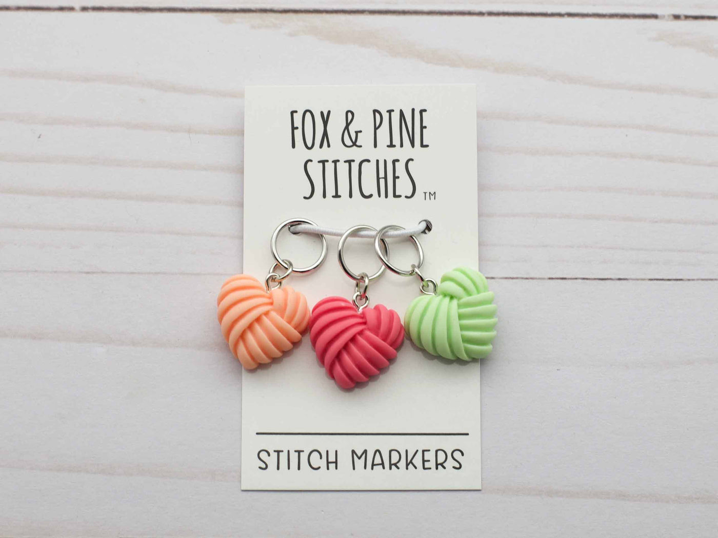 Heart Knots | Stitch Markers