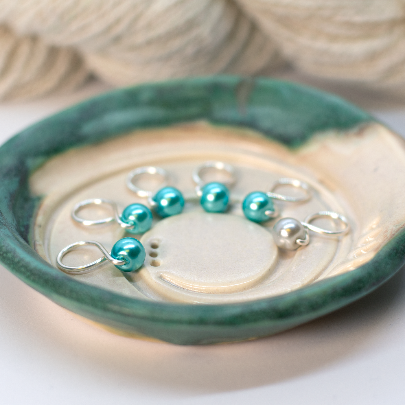 Medium Snag-free Stitch Markers: Silver