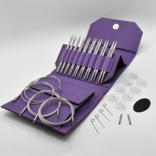 Flight 5" Interchangeable Knitting Needle Set
