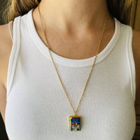 Book Locket Necklace - Dungeons & Dragons