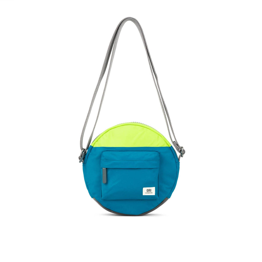 Paddington Crossbody in Seaport/Lime Nylon