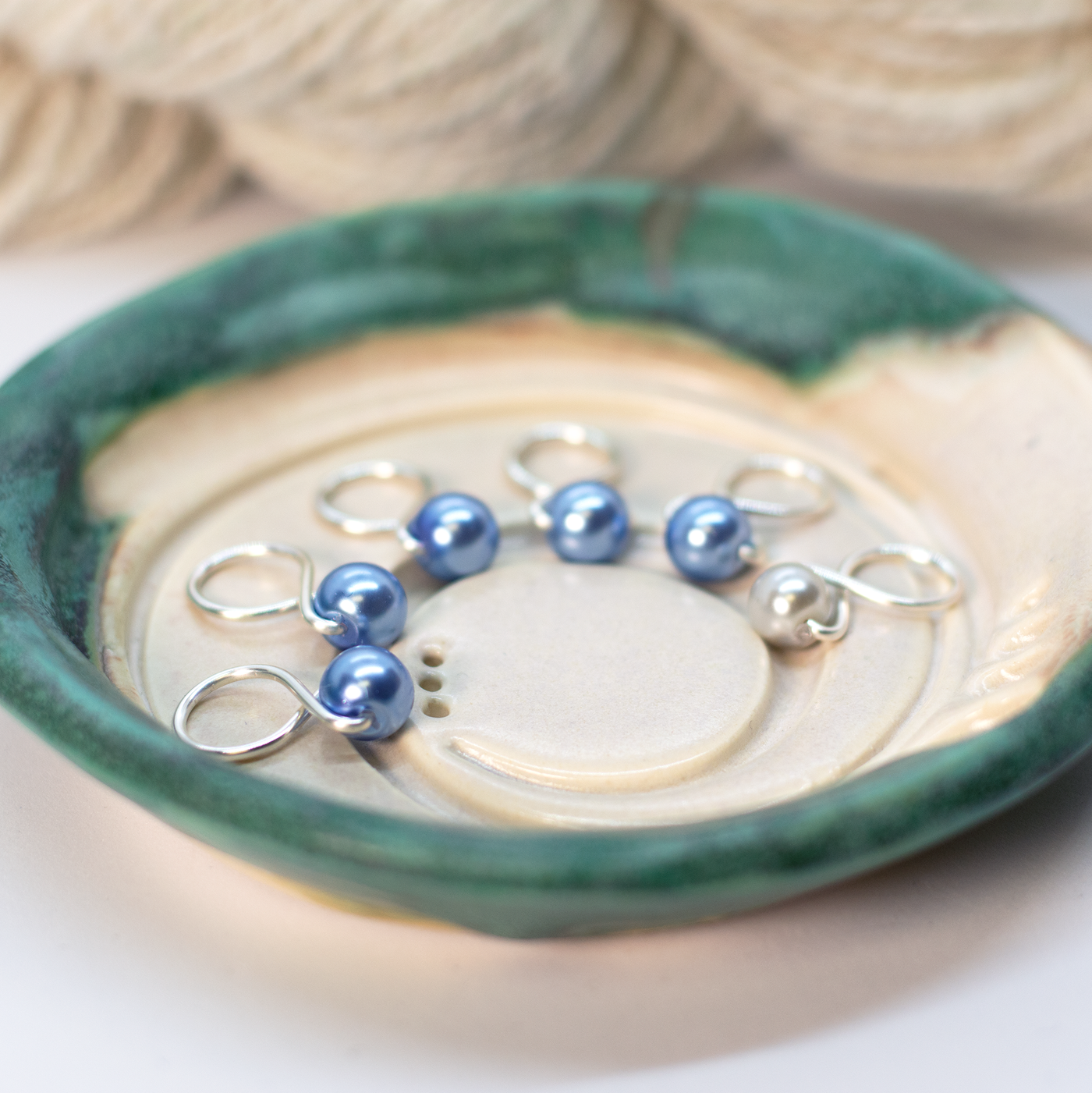 Medium Snag-free Stitch Markers: Silver