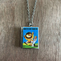 Book Locket Necklace - Where the Wild Things Are