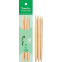 6" Bamboo Double Point Knitting Needles