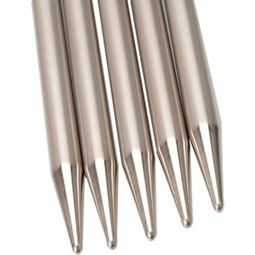 6" Stainless Steel Double Point Knitting Needles