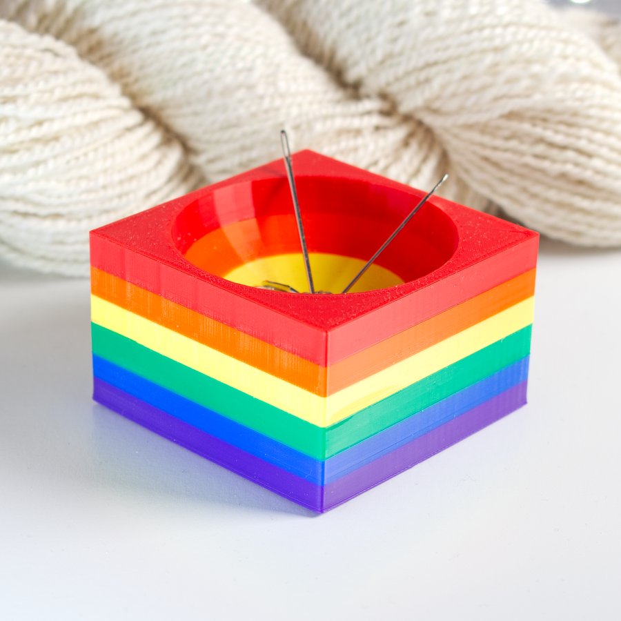 Rainbow Magnetic Cube Notions Dish