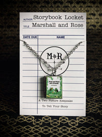 Book Locket Necklace - Frog and Toad Are Friends