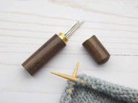 Wooden Tapestry Needle Storage Case