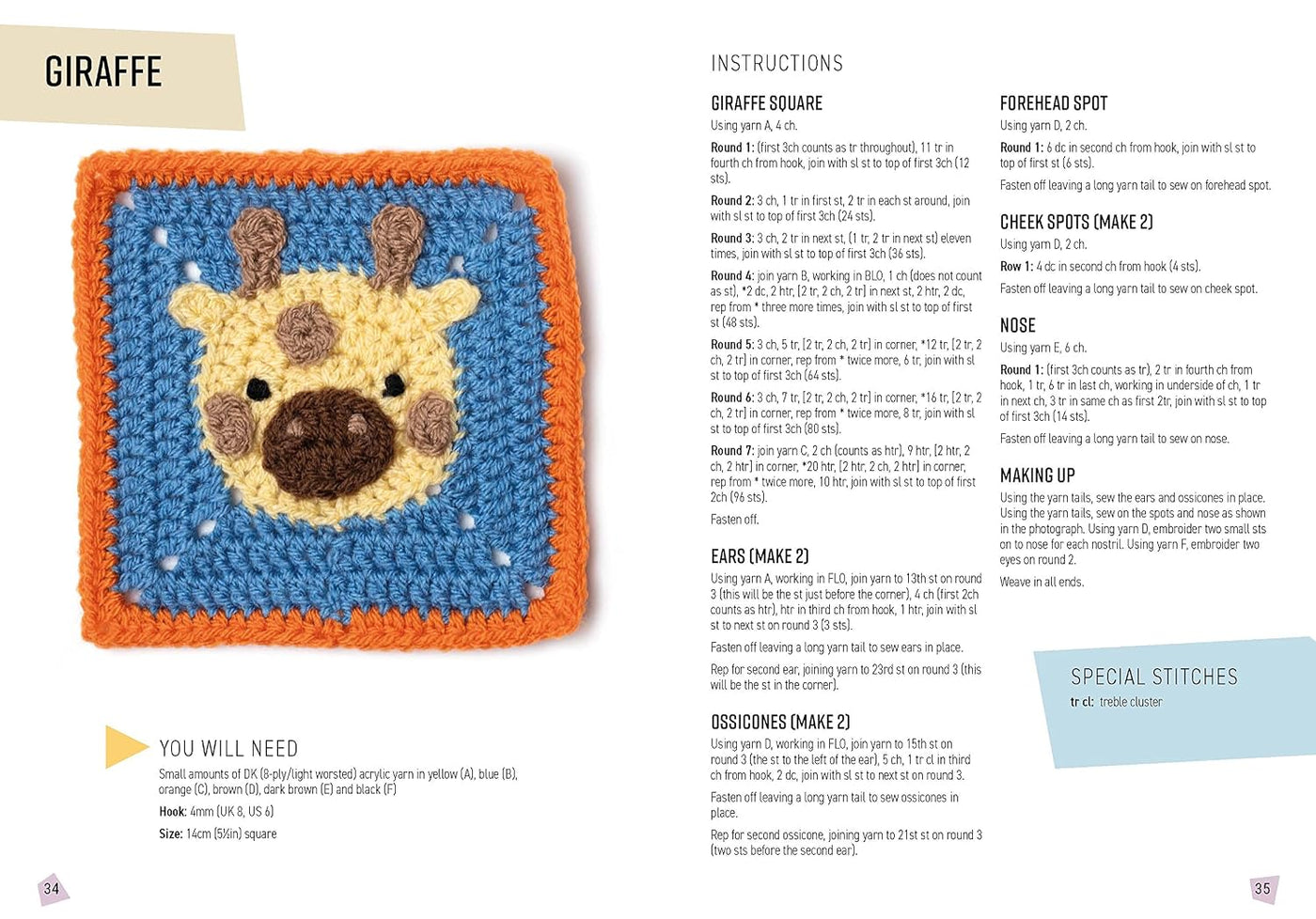 All New Twenty to Make: Animal Granny Squares | Sarah-Jane Hicks