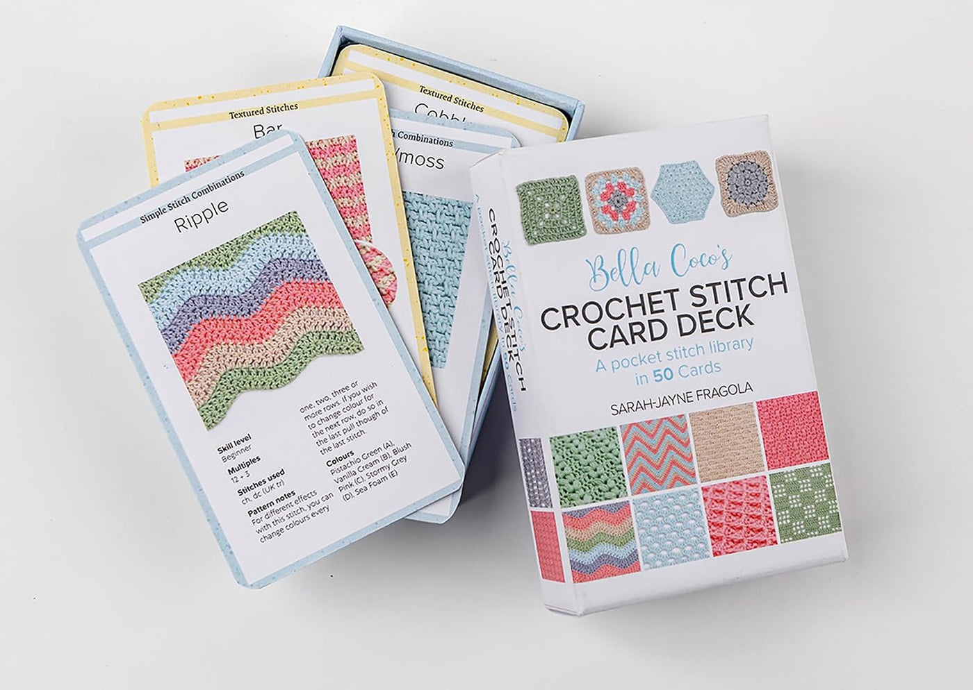 Bella Coco's Crochet Stitch Card Deck: A Pocket Stitch Library in 52 Cards