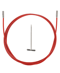 5" TWIST Red Lace Interchangeable Needle Set: Small (US 2-8)