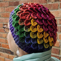Dragon Scale Hat Crochet Pattern