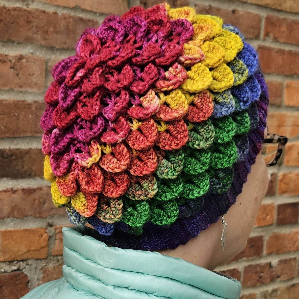 Dragon Scale Hat Crochet Pattern