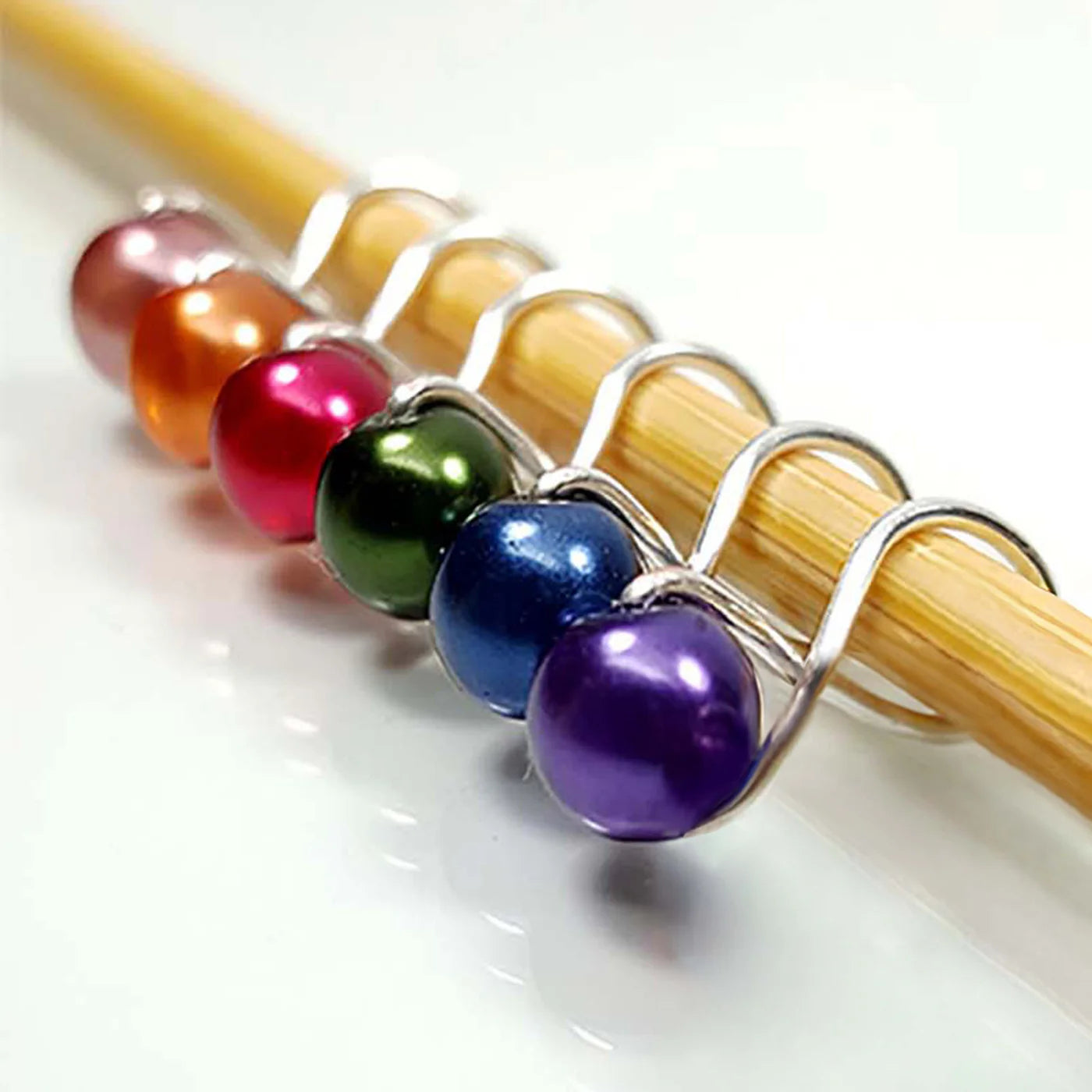 Fairy Lights Infinity Ring Stitch Markers