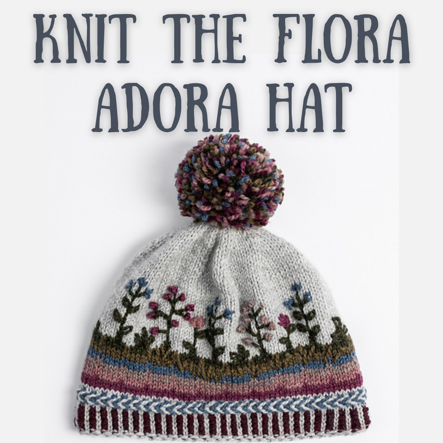 Knit the Flora Adora Hat