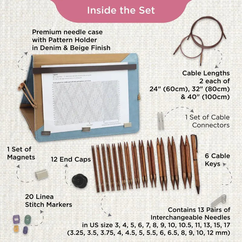Ginger Grande 5" Interchangeable Needle Set