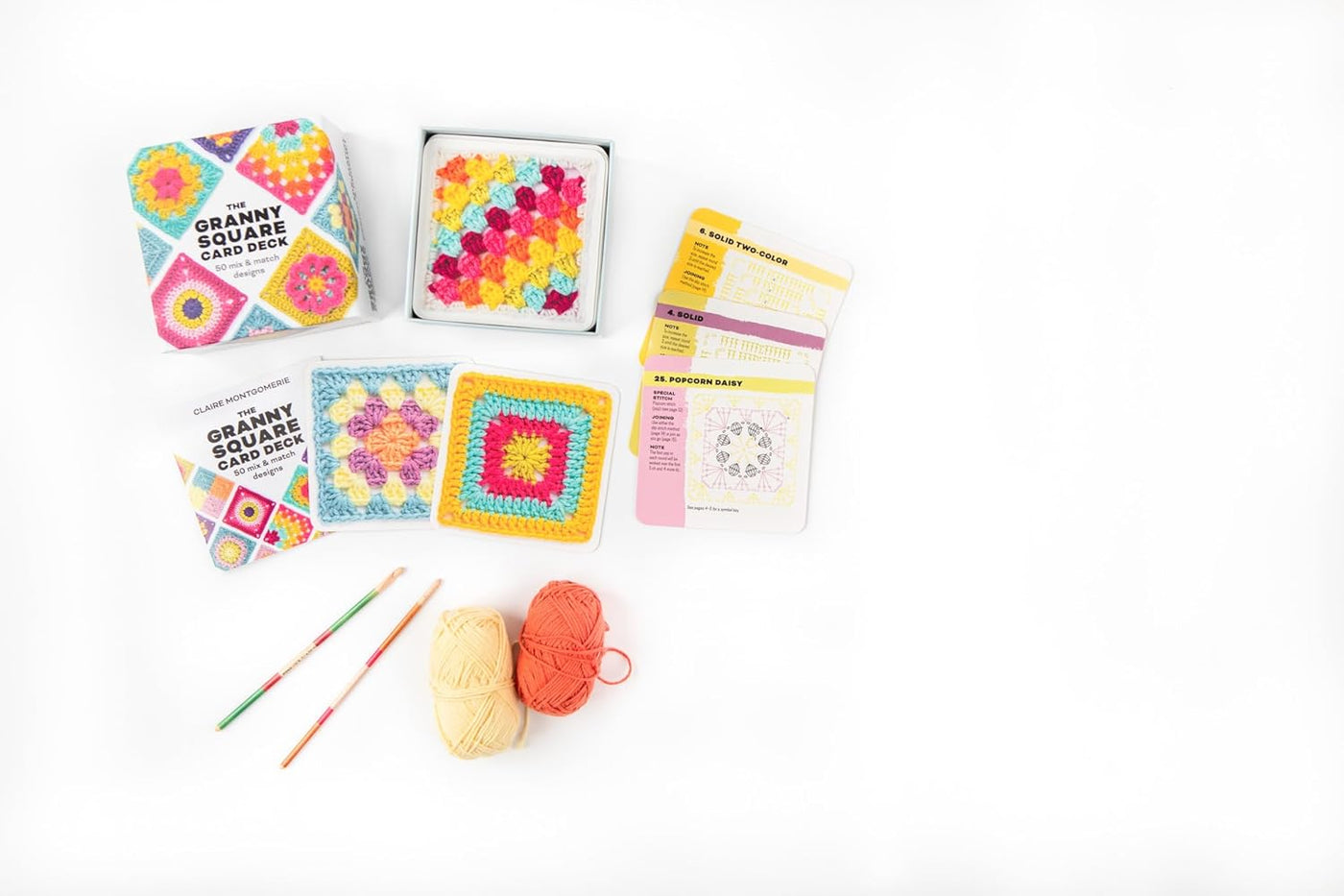 The Granny Square Card Deck: 50 Mix and Match Designs