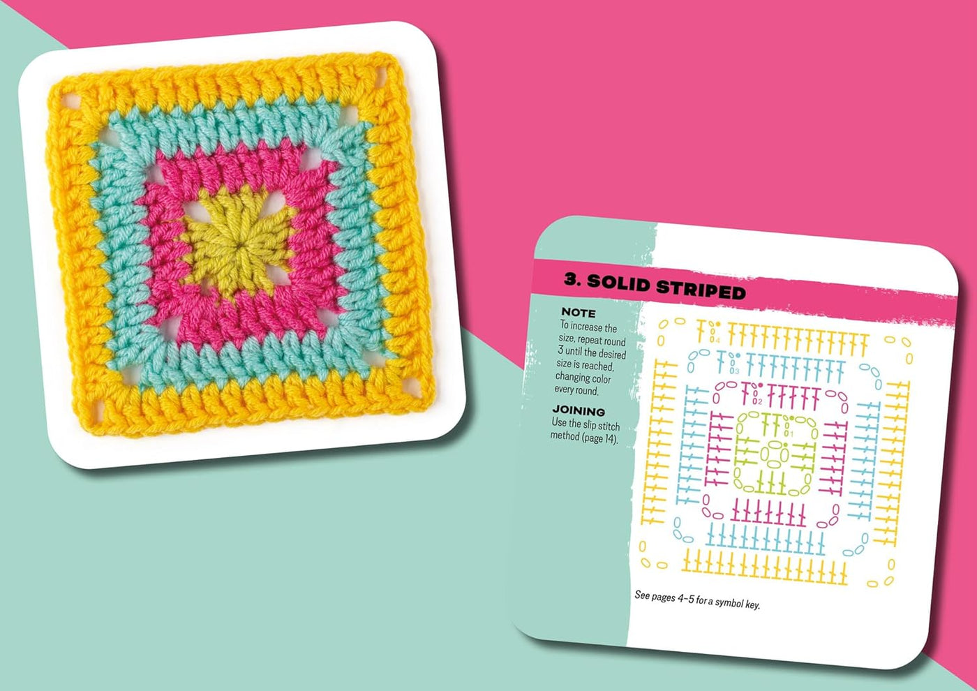 The Granny Square Card Deck: 50 Mix and Match Designs