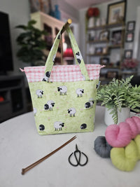 Drawstring Project Bag - Lal the Lamb