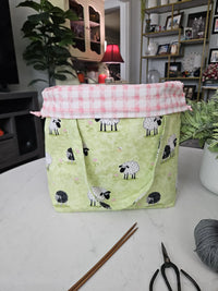 Drawstring Project Bag - Lal the Lamb