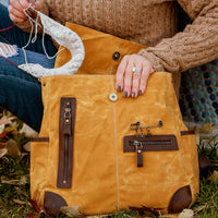 Mustard Maker's Canvas Midi Backpack