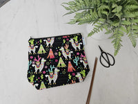Small Project Bag - Llamas