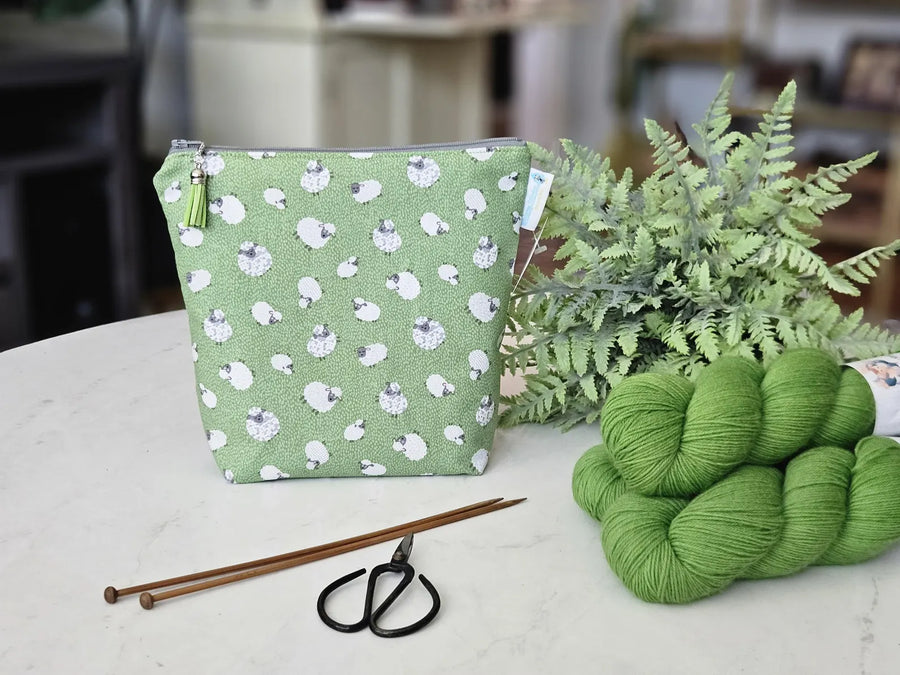 Small Project Bag - Wooly Sheep