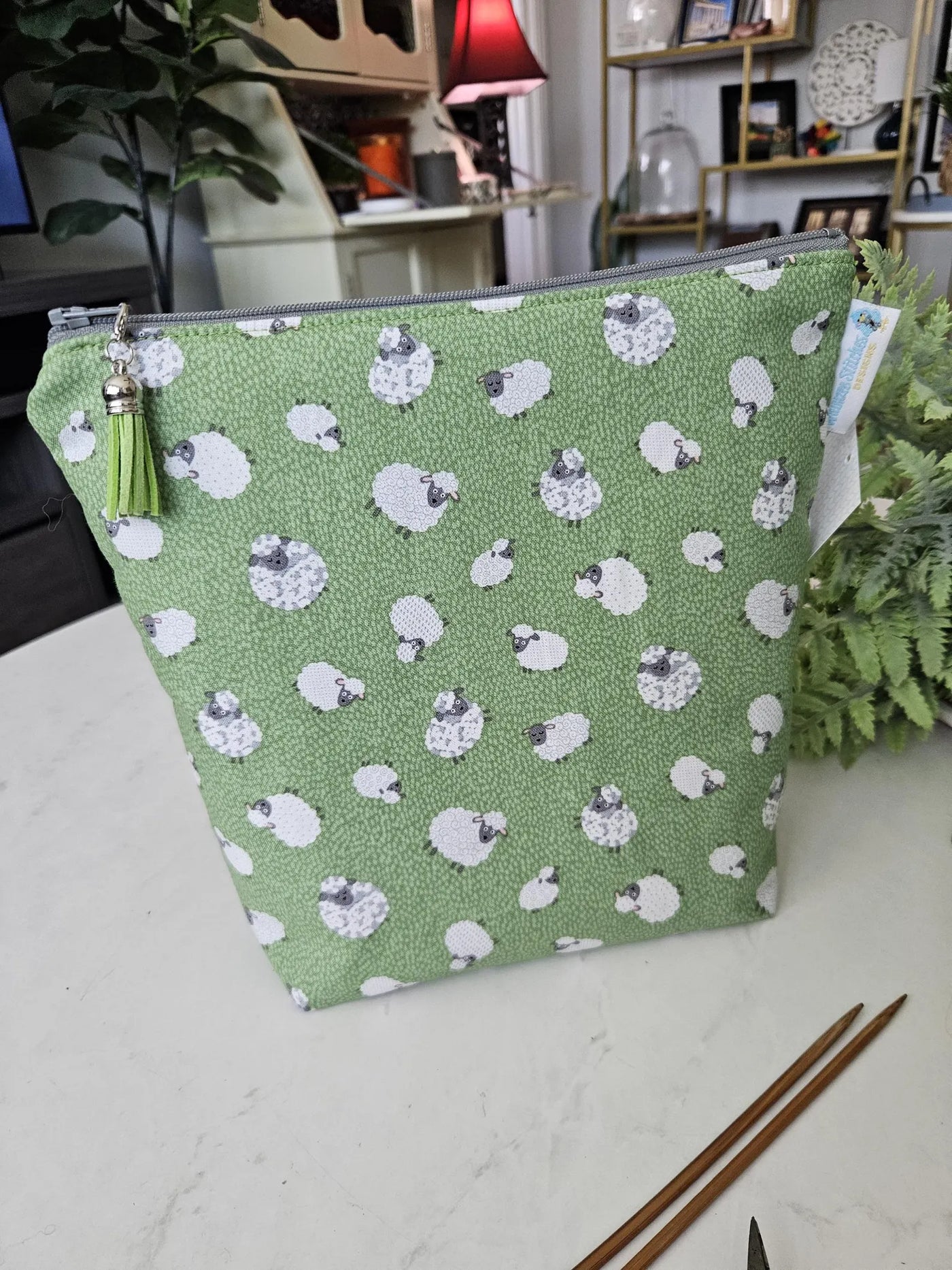 Small Project Bag - Wooly Sheep