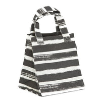 Stripes Charcoal Project Tote