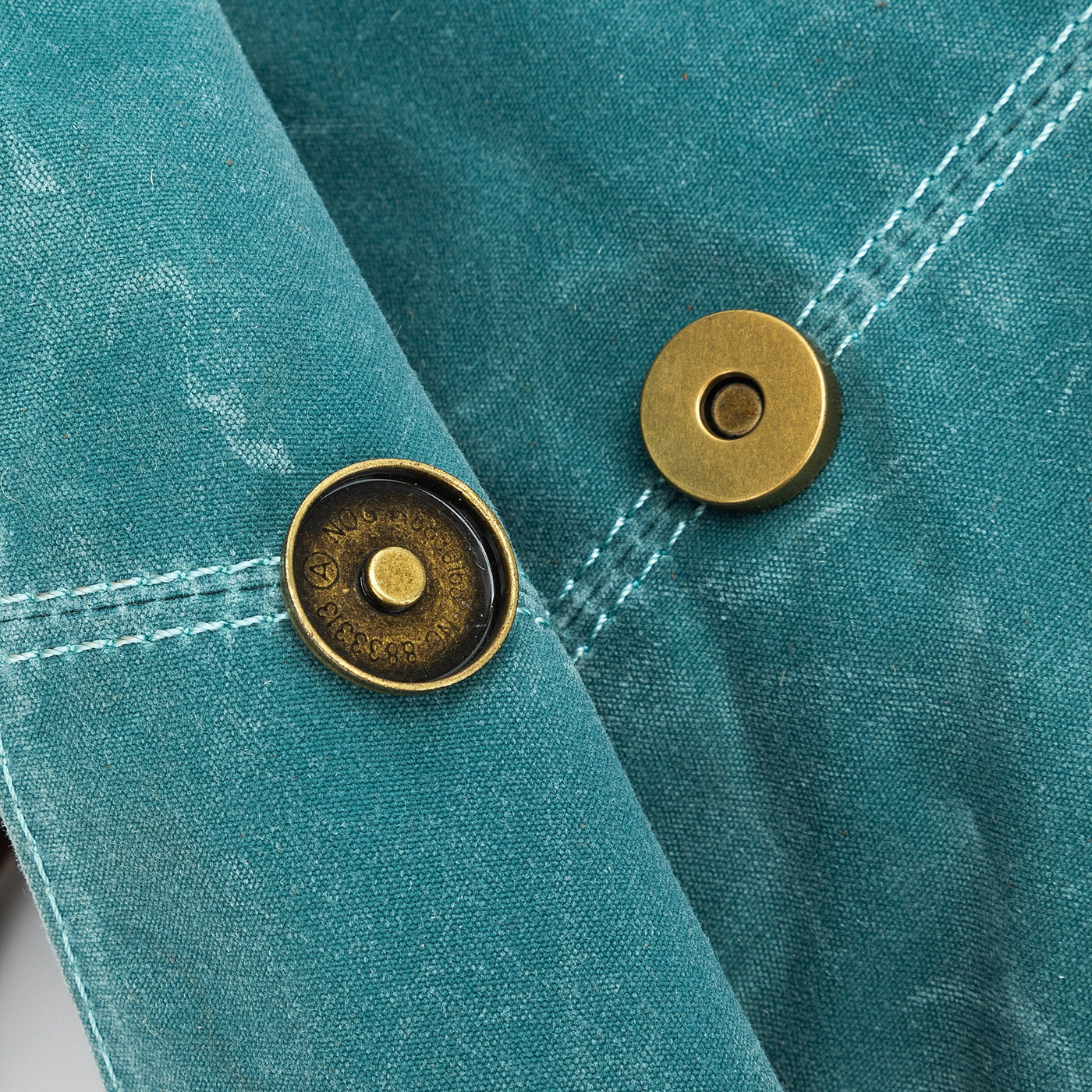 Teal Maker's Canvas Midi Backpack