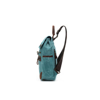 Teal Maker's Canvas Midi Backpack