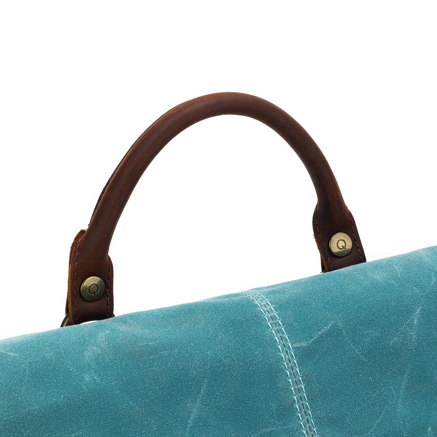 Teal Maker's Canvas Midi Backpack
