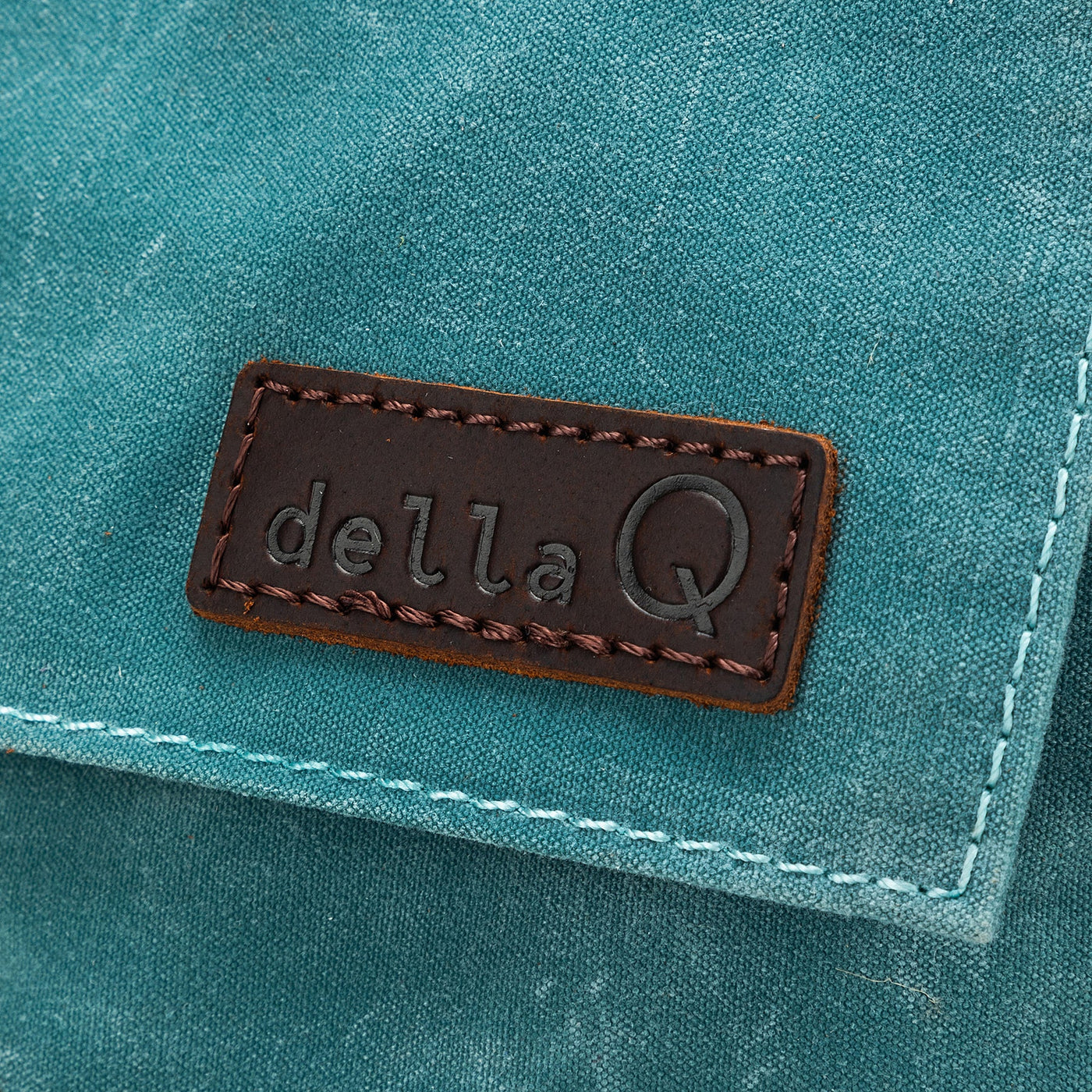 Teal Maker's Canvas Midi Backpack