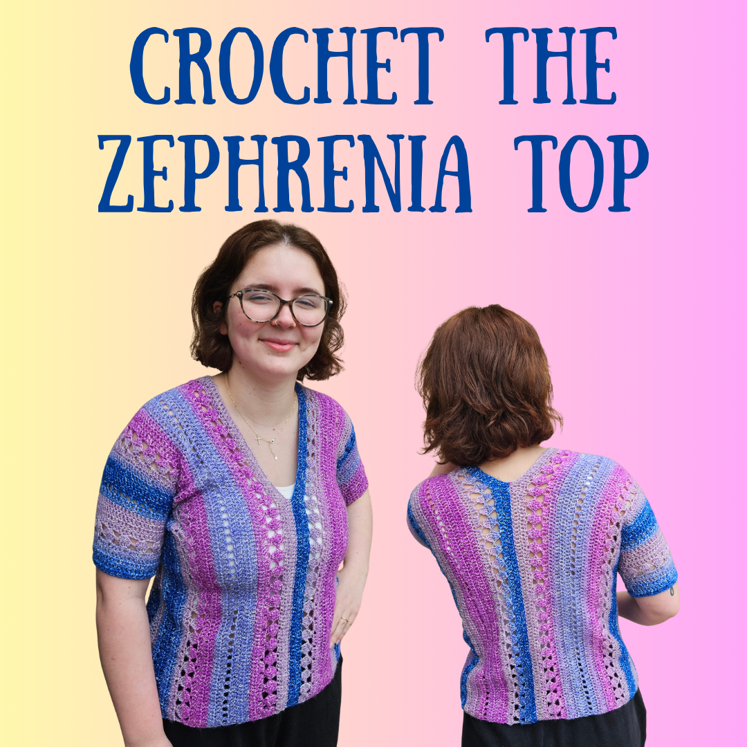 Crochet the Zephrenia Top | Crochet Class | Tink and The Frog Crochet the Zephrenia Top | Crochet Class | Tink and The Frog