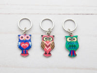 Colorful Owls | Stitch Markers