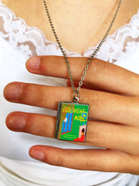 Book Locket Necklace - Goodnight Moon