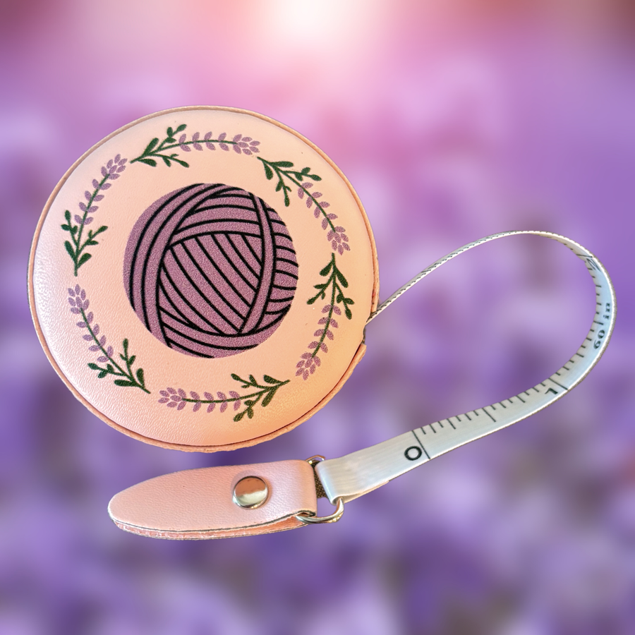 Lavender Yarn Tape Measure
