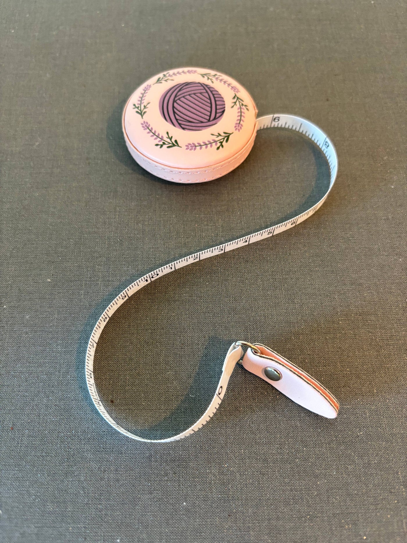 Lavender Yarn Tape Measure