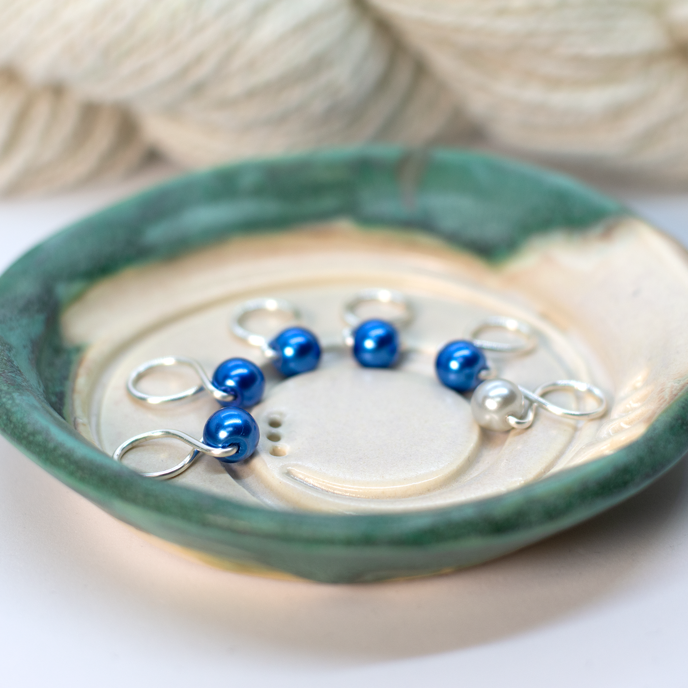 Medium Snag-free Stitch Markers: Silver