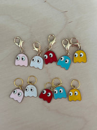 80s Game Ghosts | Knit & Crochet Stitch Markers