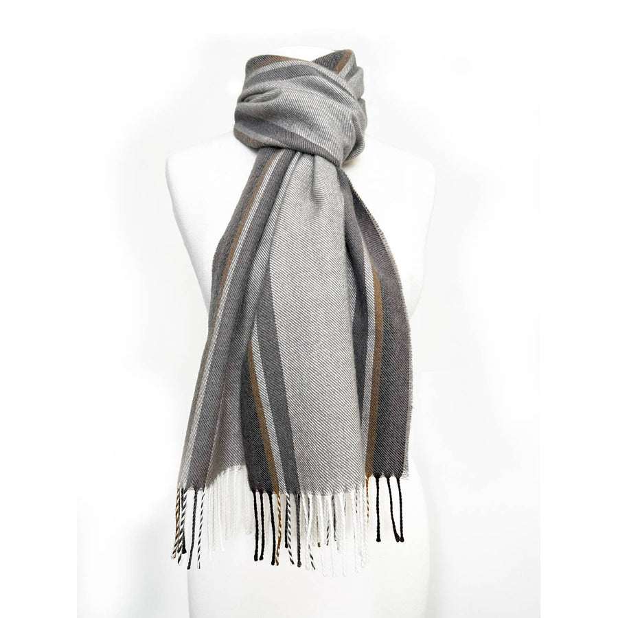 100% Baby Alpaca Scarf - Dove Tail