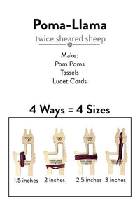 Poma-Llama Pom Pom, Tassel, and Lucet Cord Maker