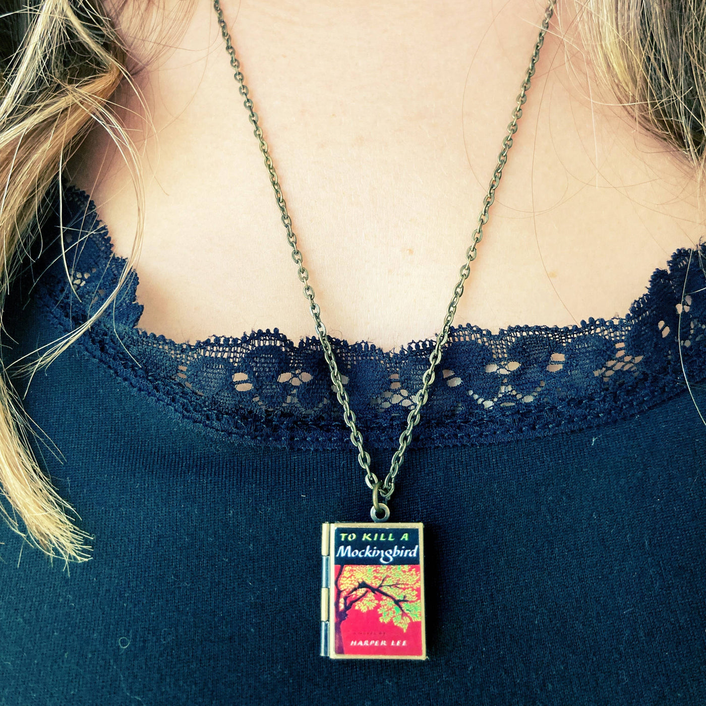 Book Locket Necklace - To Kill A Mockingbird - 1st Ed